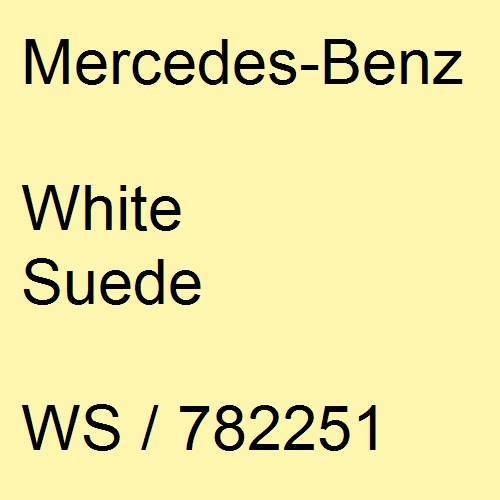 Mercedes-Benz, White Suede, WS / 782251.